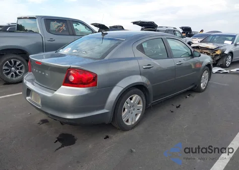 2013 Dodge Avenger Se from USA, damaged, VIN 1C3CDZAB6DN619818